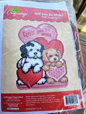 Craftways Plastic Canvas Kit Will You Be Mine...