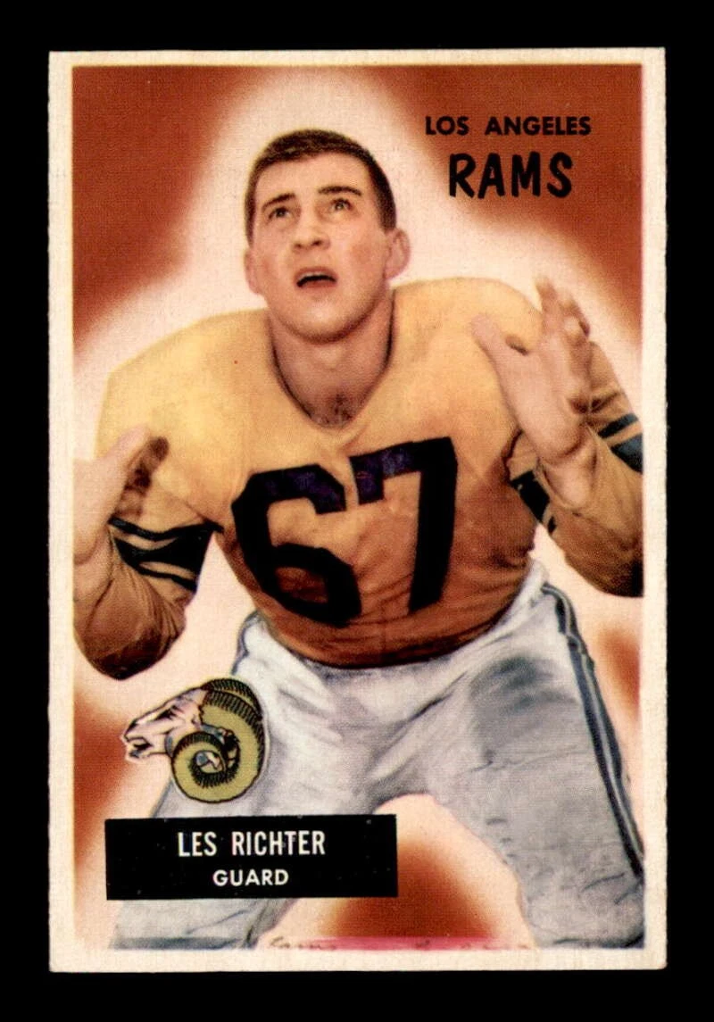 Les Richter trading card