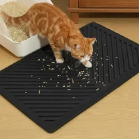 Katzenklo Matte, 60X38Cm Gummi Silikon Katzenstreu Matte, , Katzenklo FüR Den B