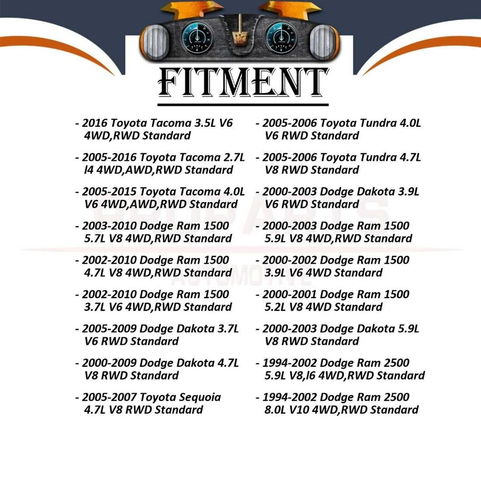 3PSC GMB универсальные U-образные соединения задний вал все соединения для Toyota Tundra 2006 - Изображение 2 из 4