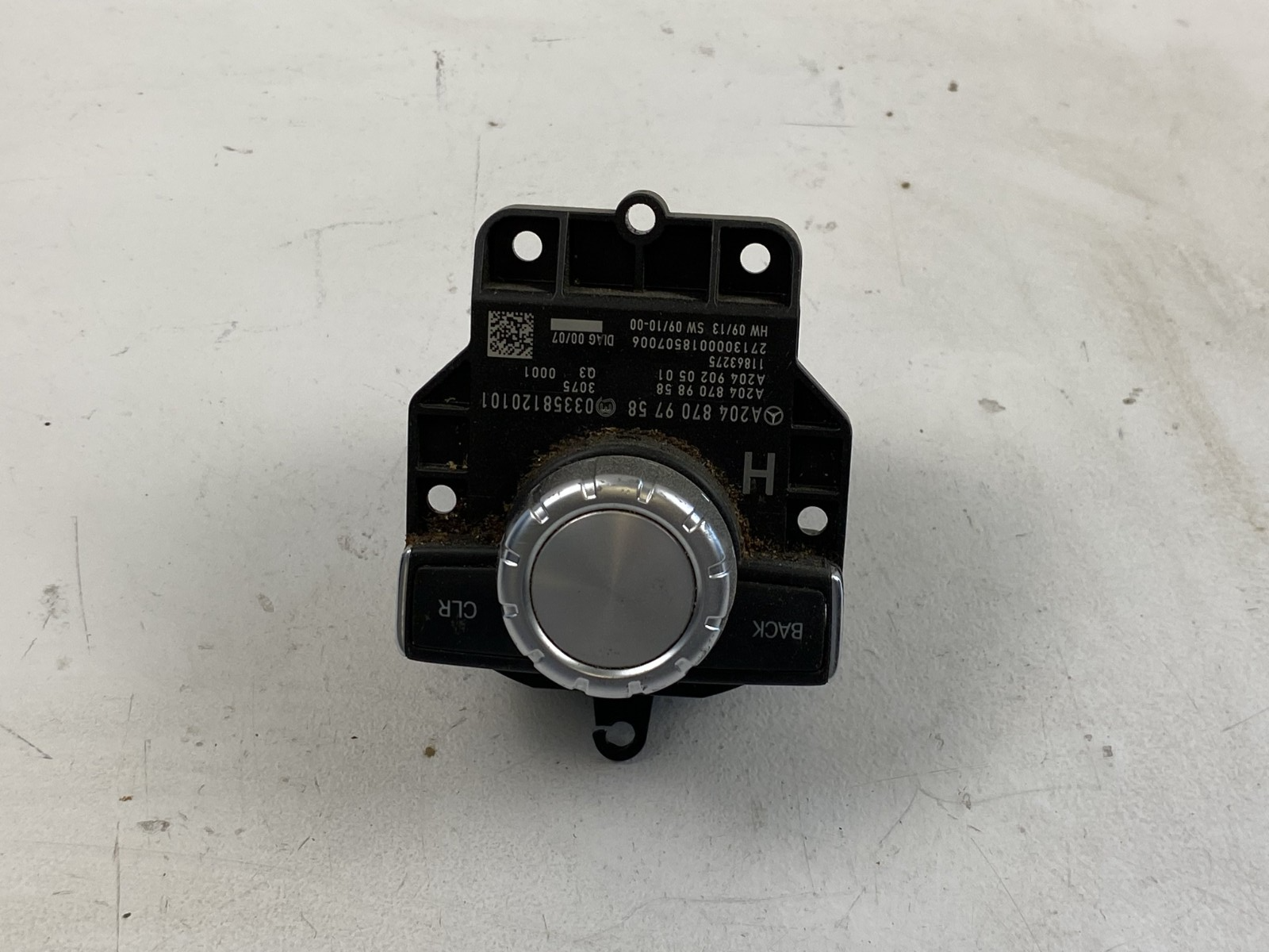 12-15 Mercedes C300 W204 Console Head Unit Controller Knob Multi Switch Oem