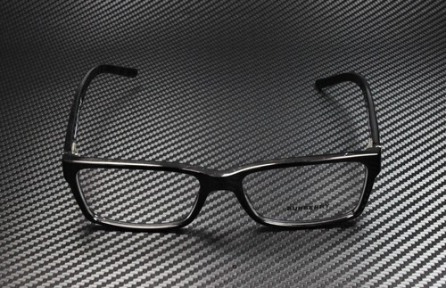 BURBERRY BE2108 3001 Black Demo Lens 54 mm Men's Eyeglasses - Picture 7 of 11
