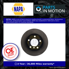 Image of 2x Brake Discs Pair Vented Front 284mm NBD5129 NAPA Set 34116792215 Quality New