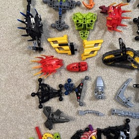 Lego 3.5 LBS Random Bionicle Technic +/or Hero Factory Pieces Parts Bulk & #8942