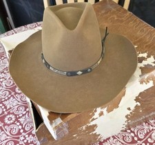 Resistol Trophy Canyon Size 7 Self Conforming Long Oval Western Hat Texas USA