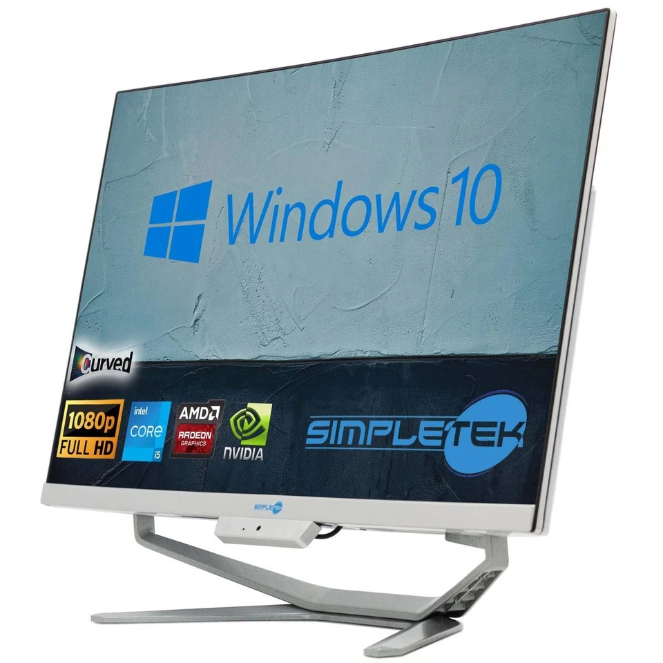 All In One I5 6Th Gen 24" Curved Win 10 Ram 8Gb Ssd 120Gb Desktop Editing Gaming - Image 3 of 4