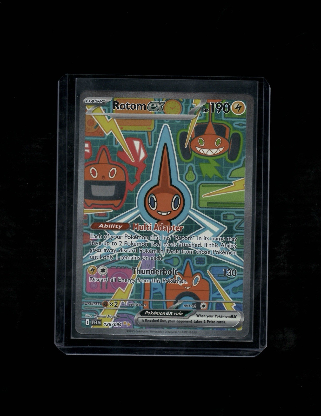 Rotom ex - Special Illustration Rare ME02: Phantasmal Flames 126/094 NM