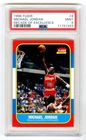 MICHAEL JORDAN~1996 FLEER DECADE of EXCELLENCE (1986-1996) PSA-9 MINT NBA CARD#4