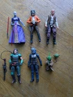 6 in. Lot of 6 Figures & Weapons Star Wars, Black Series