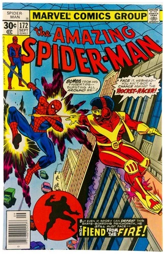 Amazing Spider-Man #172 1977 Marvel Comics FN/VF Comic Book 1st App Rocket Racer