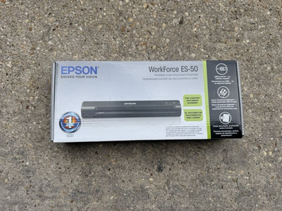 #ad EPSON WorkForce ES 50 Portable Color Document Scanner Mac amp; Windows NEVER USED $89.99