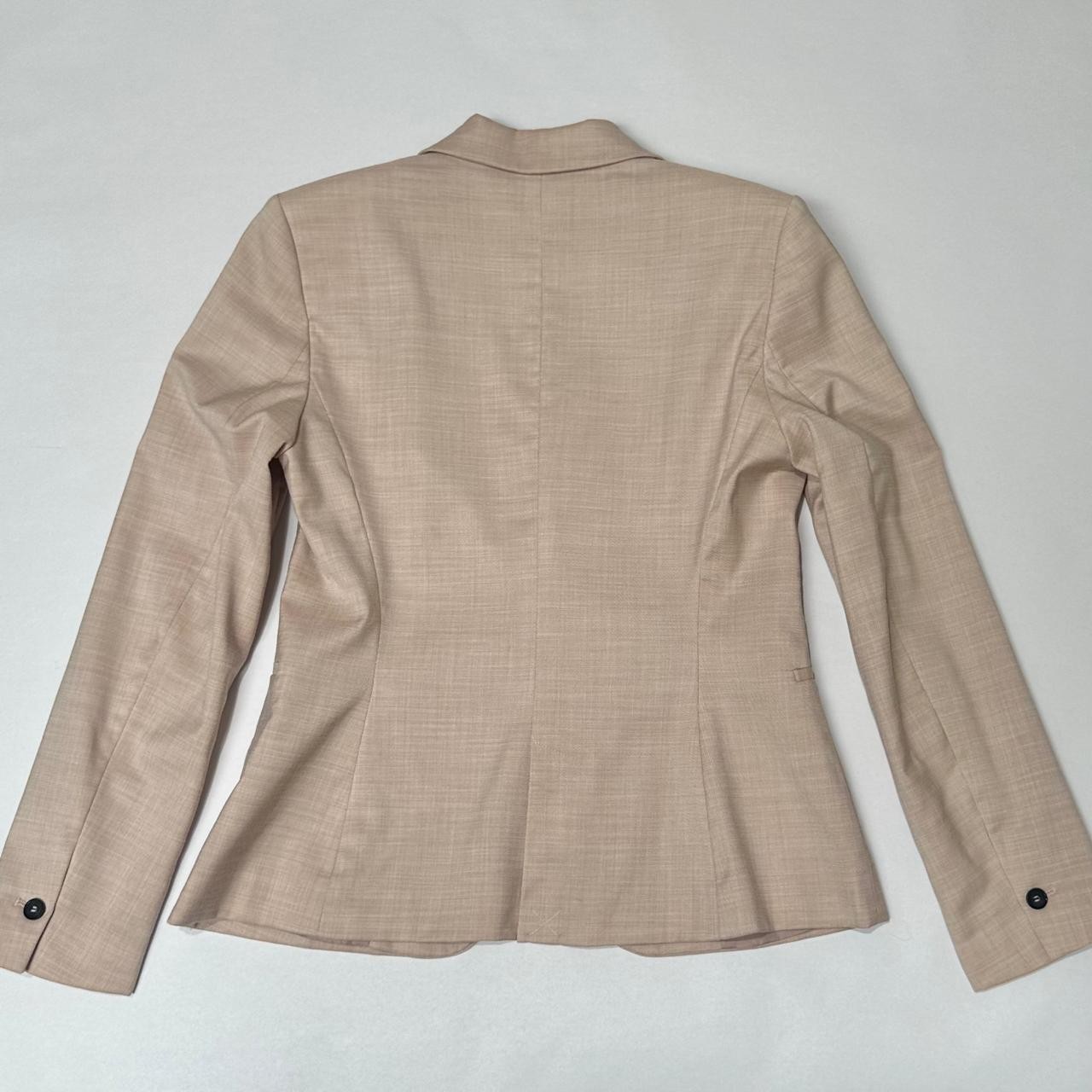 ZARA Basic Nude Beige Single Button Blazer Suit J… - image 3