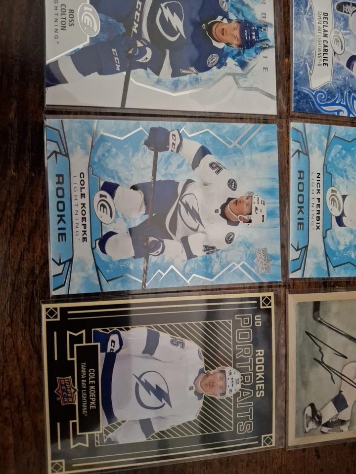 Tampa Bay Lightning Lot Of 8 Rookie Cards As Pictured **Combine Ship ** - Image 2 of 4