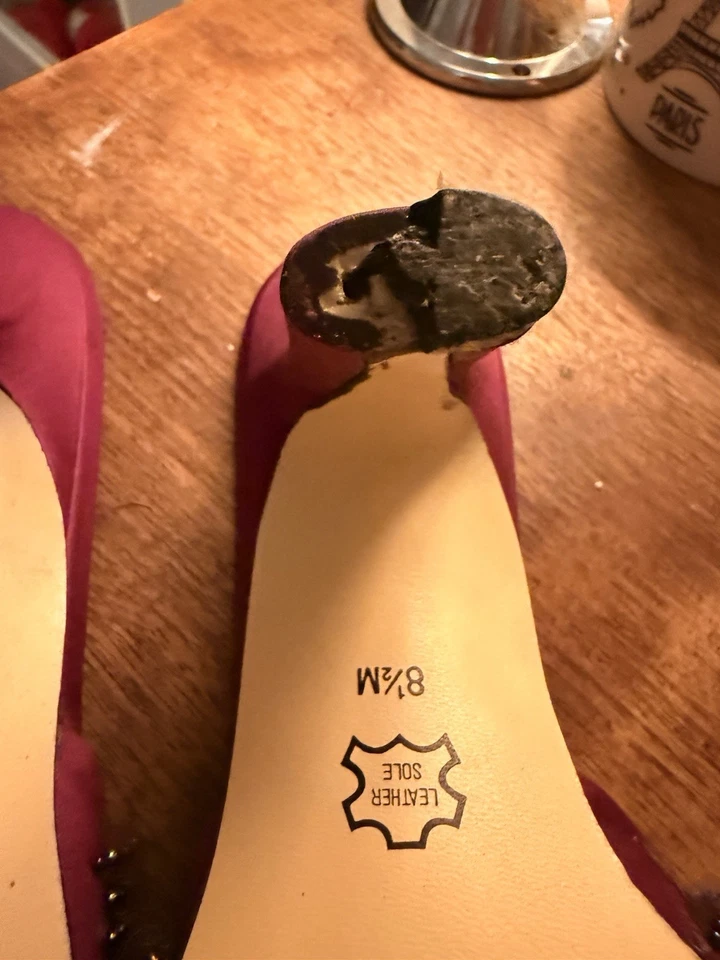 Tacones sandalias vintage para mujer Y2K Foto 3 de 4