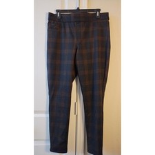 Nine West Women's Skinny Jeans Pull-On Stretch  Black and Brown Size L