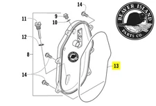 Replacement for Arctic Cat 0602-437 O-Ring Seal Gasket for Snowmobile Chaincase