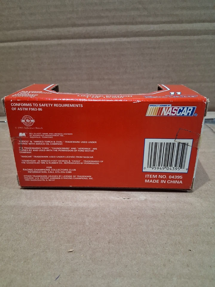 Racing Champions 1993 Edición Premier 1:43 - #11 Bill Elliot -1 de 10.000 - Abierto Foto 3 de 3