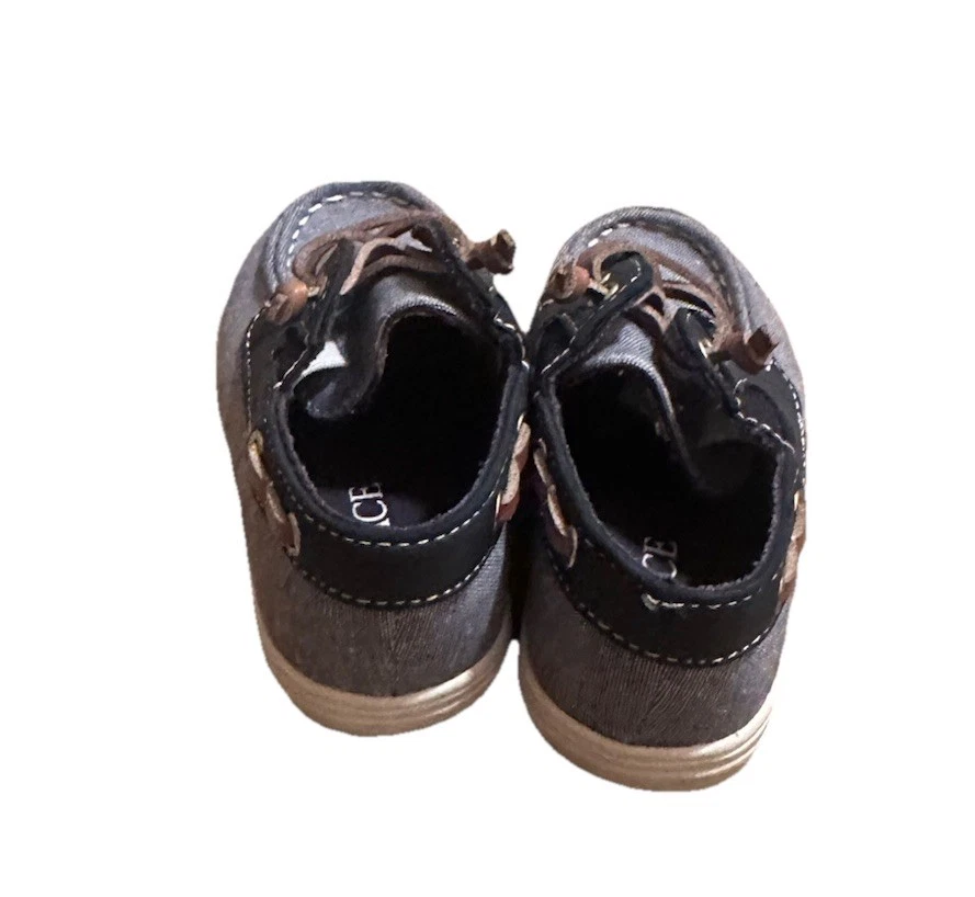 Ботинки лодочные The Children's Place Chambray для мальчиков размер 6 темно-синие для пляжа - Изображение 4 из 4