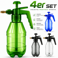 4 DrucksprüHer PumpsprüHer HandsprüHer Gartenspritze SprüHflasche Unkraut Set