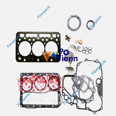 Overhaul Re-Ring Kit Piston Ring Bearing Gasket Repair For Kubota D751 Engine