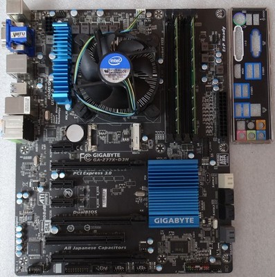 Hardwarebundle: Gigabyte Z77X-D3H  Mainboard + I7 CPU + 8 GB RAM + Kühler