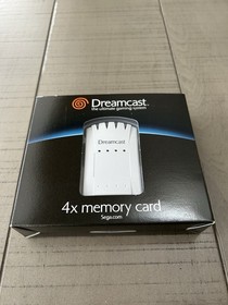 Sega Dreamcast Memory Card 4x - Authentic and Complete - Original Owner