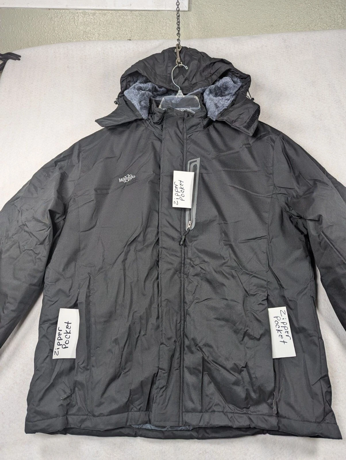 Wantdo - Waterproof - Winter Jacket - Men's Coat - Color Black - Size XL image 7