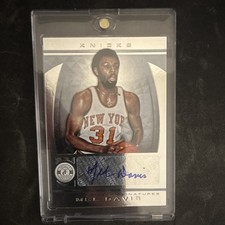 Panini Totally Certified Silver Signatures Autograph Mel Davis Knicks #151