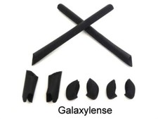 Galaxy Earsocks  Nose Pads Rubber Kits For Oakley Half Jacket XLJ Black