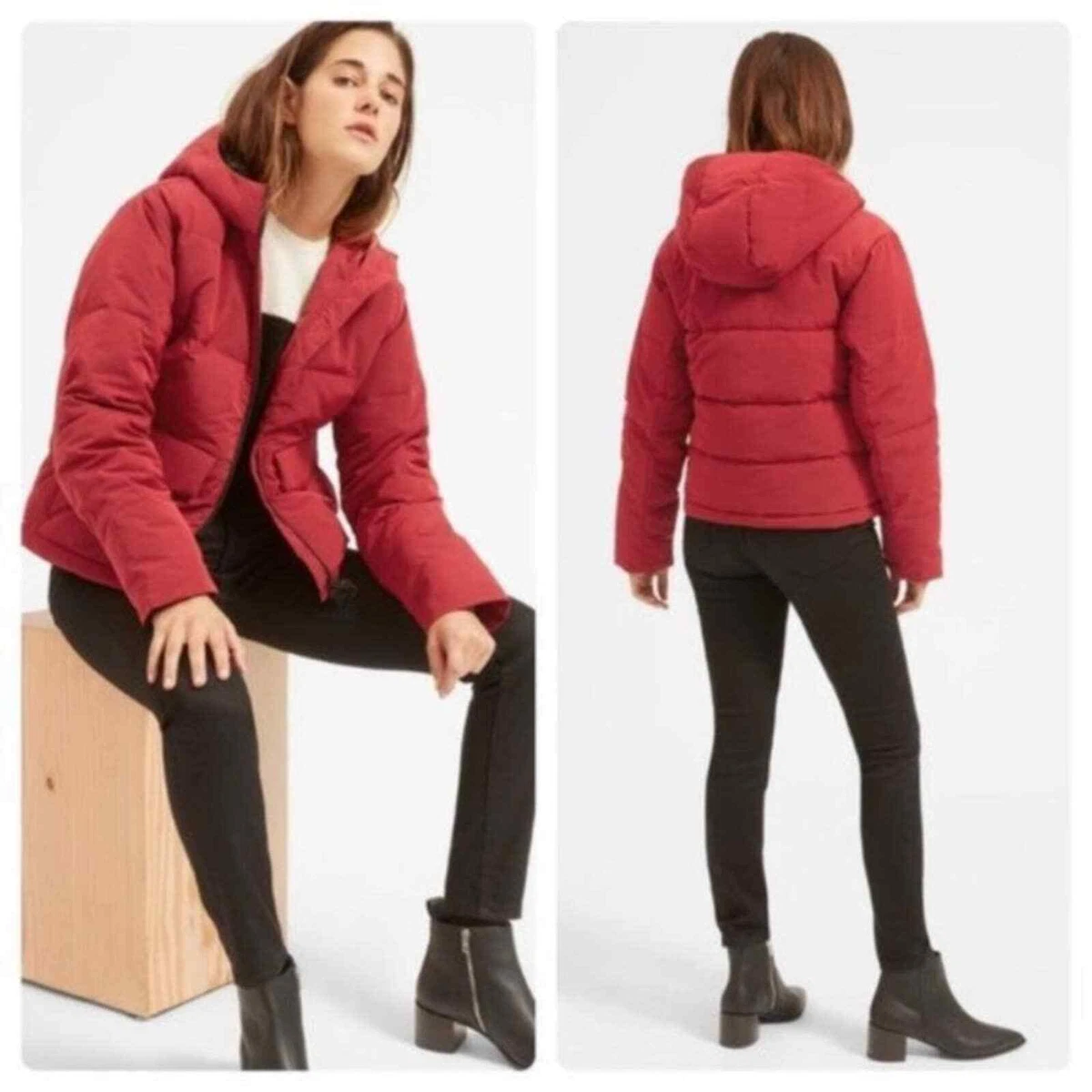 Everlane short store puffer jacket