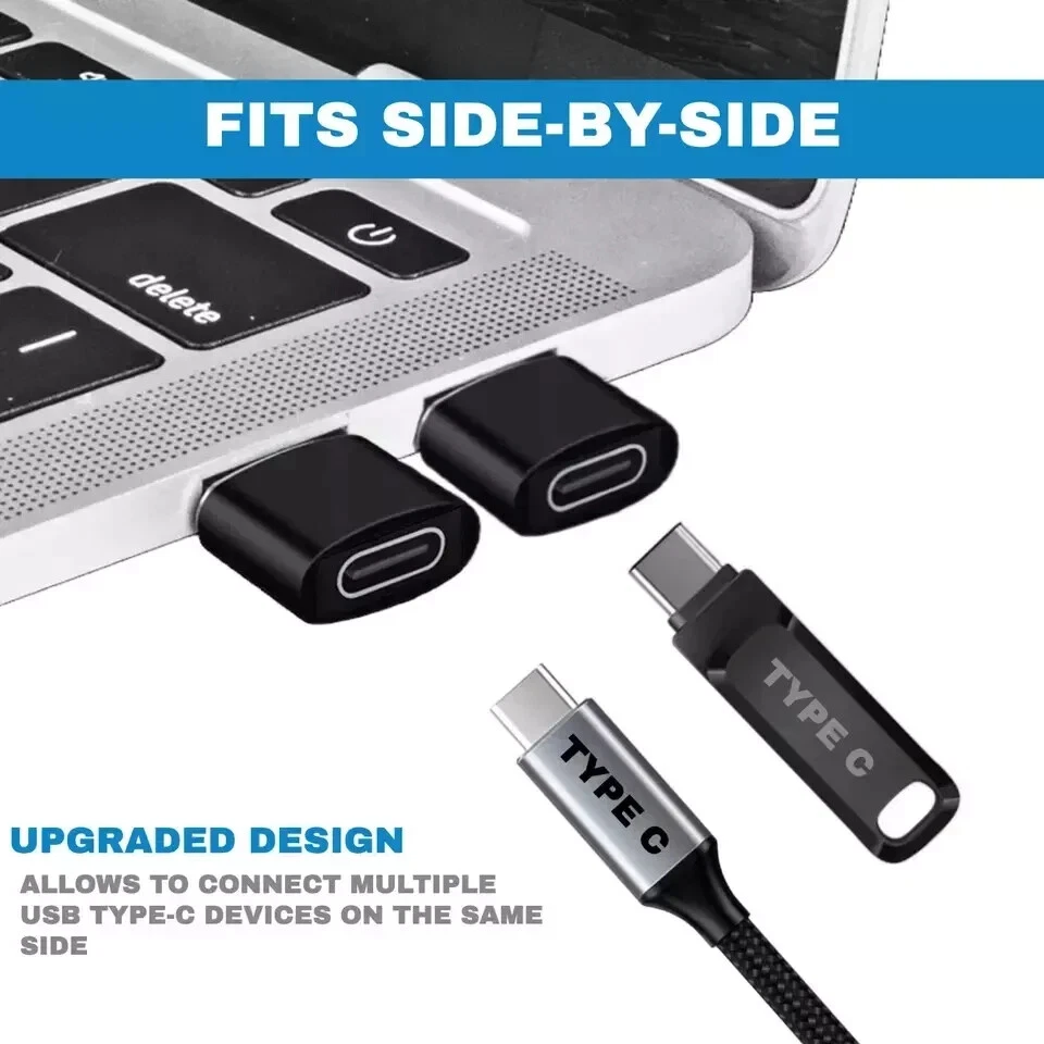 USB Type C Female to USB 3.0 Adapter Male Converter Charger for iPhone 15 16 14 - Image 2 of 4