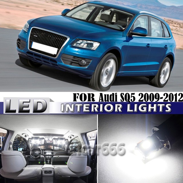 22x Super Bright White LED Interior Lights Package Kit For Audi Q5 SQ5