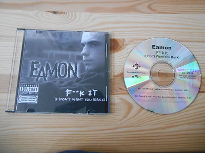 CD Pop Eamon - F**k It (2 Song) Promo JIVE REC