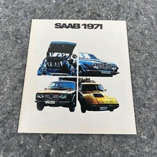Original Saab 1971 Sales brochure 71