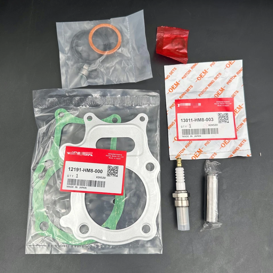 OEM Cylinder Piston Gasket Top End Kit For Honda Sportrax 250 01-08 TRX250EX 2x4 Foto 2 de 4