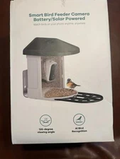 Smart bird feeder with camera solar powered 