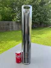 Stainless Steel Dispenser for 12-24 Ounce Plastic Condiment Concession Cup Lids