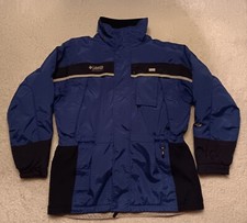 Columbia Sportswear Tectonite Winter Coat Boys XL 14/16 Jacket Blue Multicolor