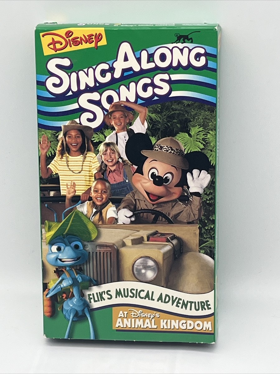 Disneys Sing Along Songs Fliks Musical Adventure VHS Animal