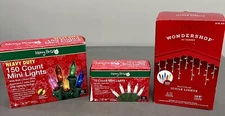 Lot Of New Wonderland & Merry Bright Lights Mini Lights & Icicle Lights Plug In