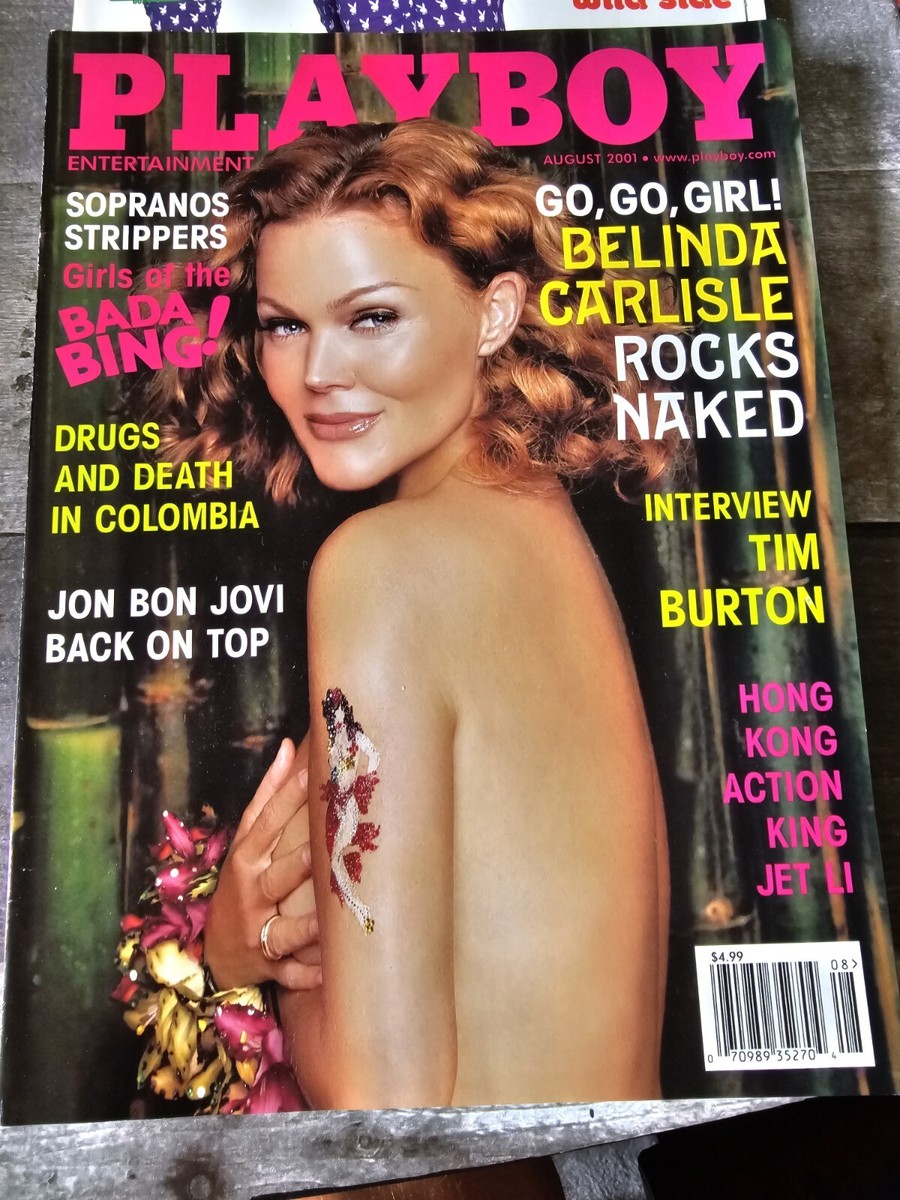 Playboy August 2001 - GO, GO, GIRL! BELINDA CARLISLE | eBay