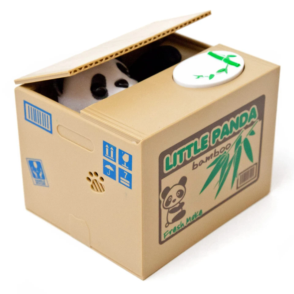 Lustige Elektronische Panda Spardose - Sparbüchse Sparschwein - Kinderspardose - Bild 3 von 4