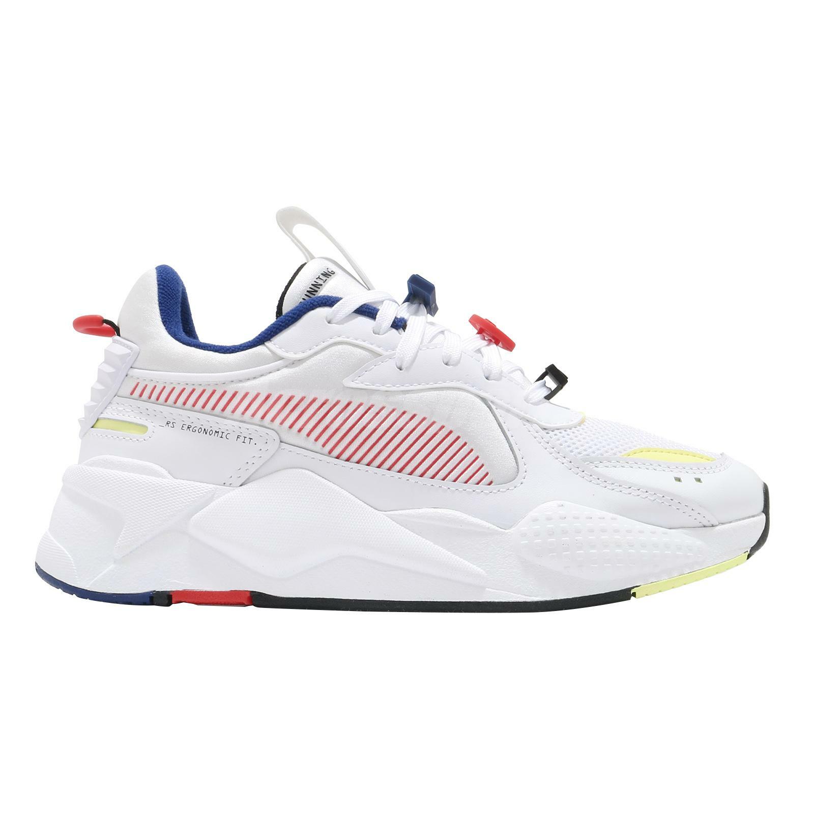 Puma RS-X Decor8 White Red Blue Yellow Men Women Unisex Lifestyle Shoe  380573-01 - Shopping.com