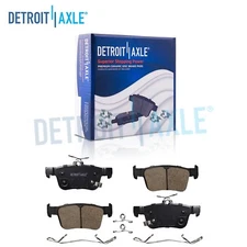 Rear Ceramic Disc Brake Pads with Hardware for 2019-2025 Honda Civic Acura RDX