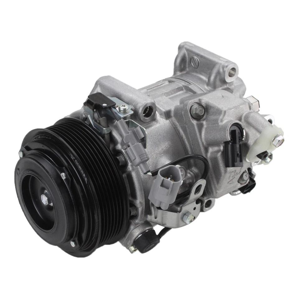 Compresor de aire acondicionado Denso con embrague 4711017 para Toyota Highlander Sienna Lexus RX350 Foto 3 de 4