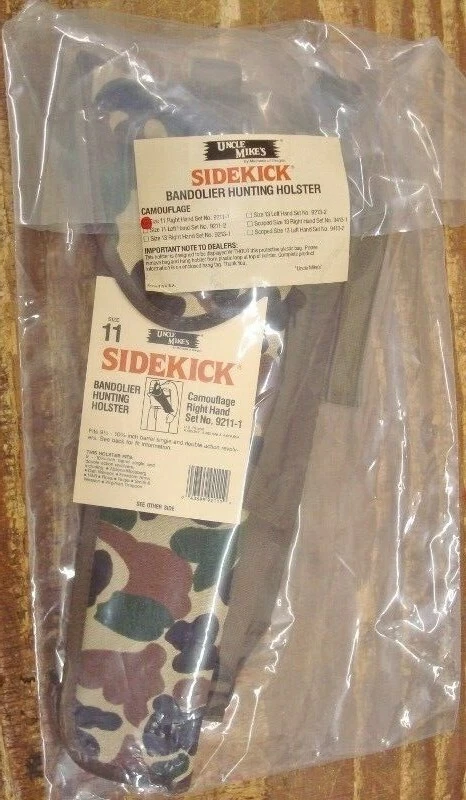 Uncle Mike s RH Bandolier BLACK Holster 9.0" - 10.75" revolvers 9311-1 Blackhawk - Image 2 of 4