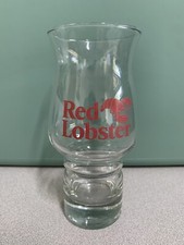 Red Lobster Hurricane Glass Cocktail Drink Cup Restaurant Logo