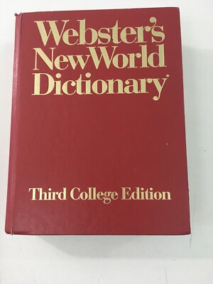 Websters New World : Third College Edition - Webster Staff (1993, Hardcover)