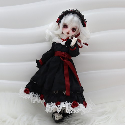 1/6 BJD Doll SD Ball Joint Doll Resin Girl Toy Full Set Handmade Demons Gift - Picture 5 of 10