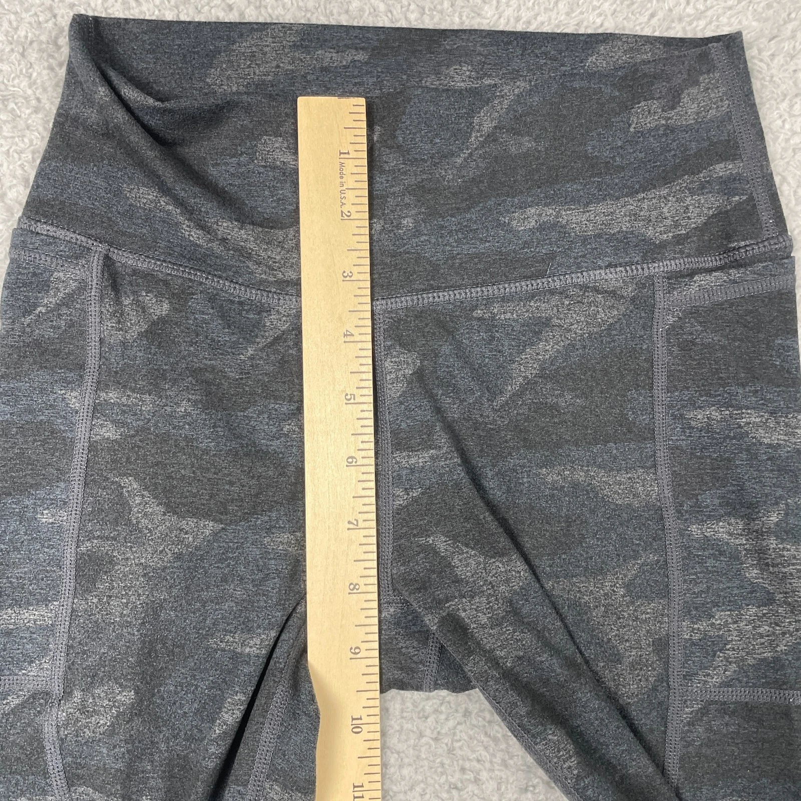 vuori camo clean elevation yoga wicking high rise leggings